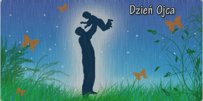 Deszczowa kartka dzień ojca
